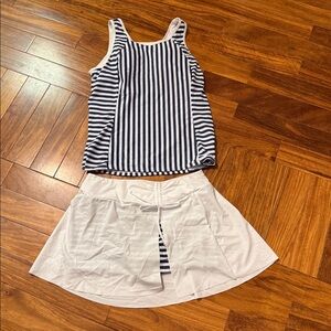 two-piece women's tankini swimsuit set